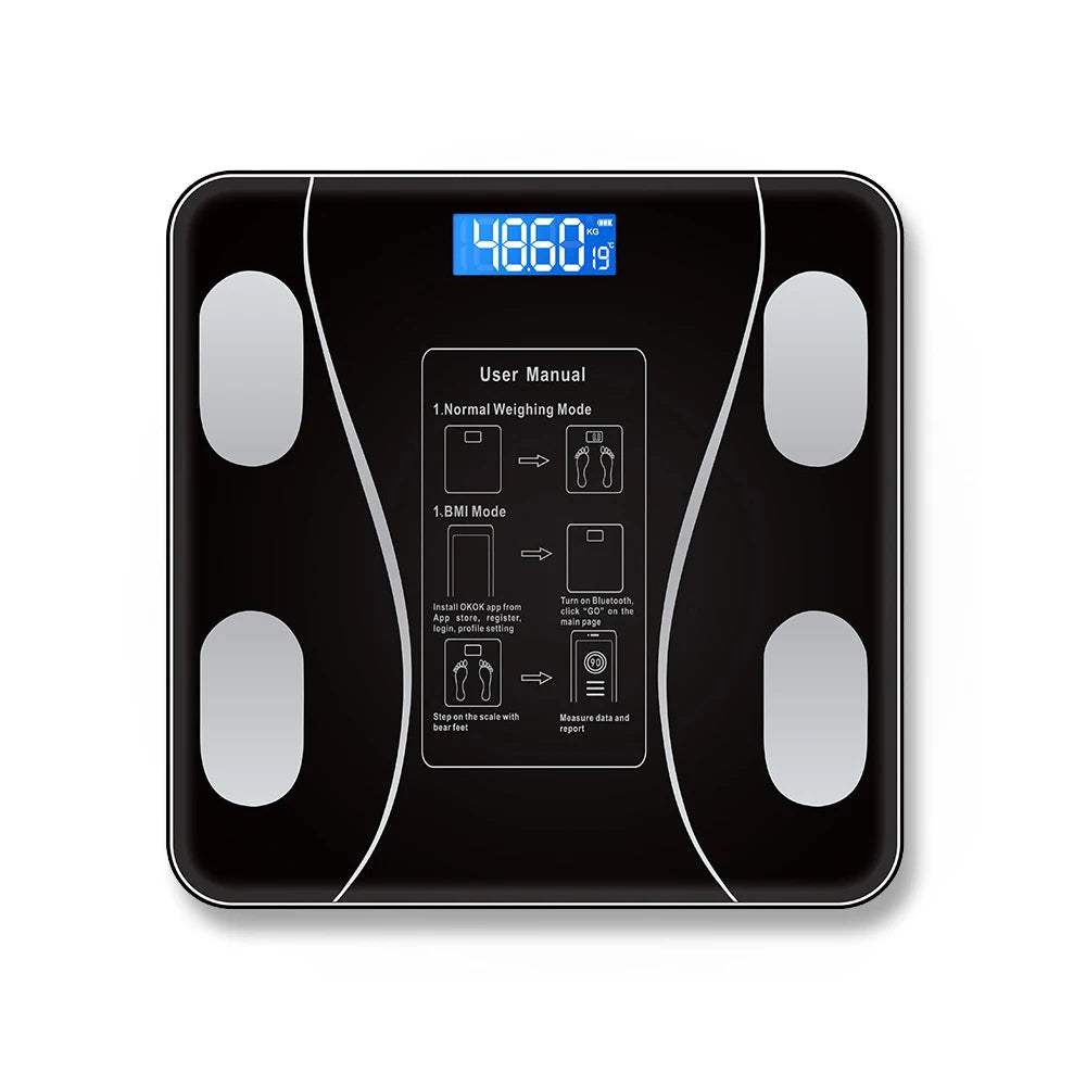 Smart Bluetooth Body Fat Scale –  with Body Composition Analyzer