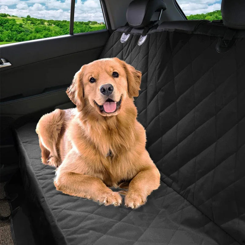 Waterproof Dog Car Seat Cover – Anti-Slip Rear Seat Protector for Pets