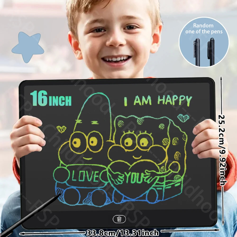 LCD Drawing Tablet for Kids – Doodle & Writing Board with Stylus