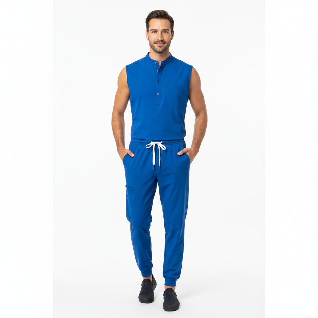 Premium unisex Quick-Dry Medical Scrub Set | Stretch Top & Pants for Healthcare Professionals