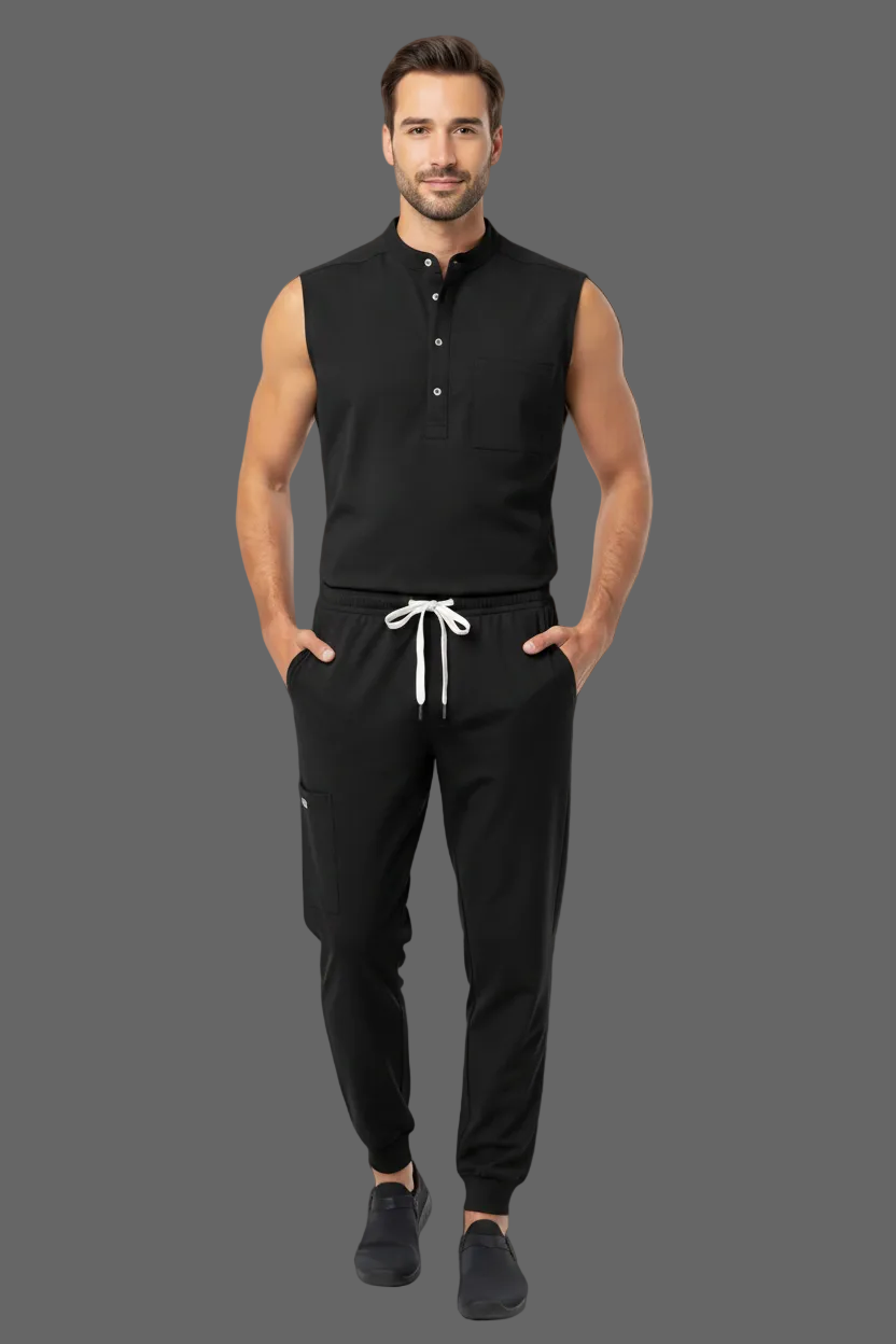Premium Unisex Quick-Dry Medical Scrub Set – Stretch Top & Pants