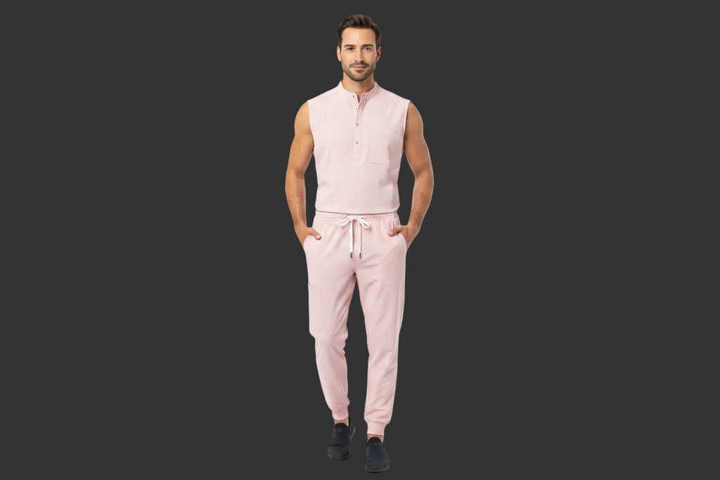 Premium Unisex Quick-Dry Medical Scrub Set – Stretch Top & Pants