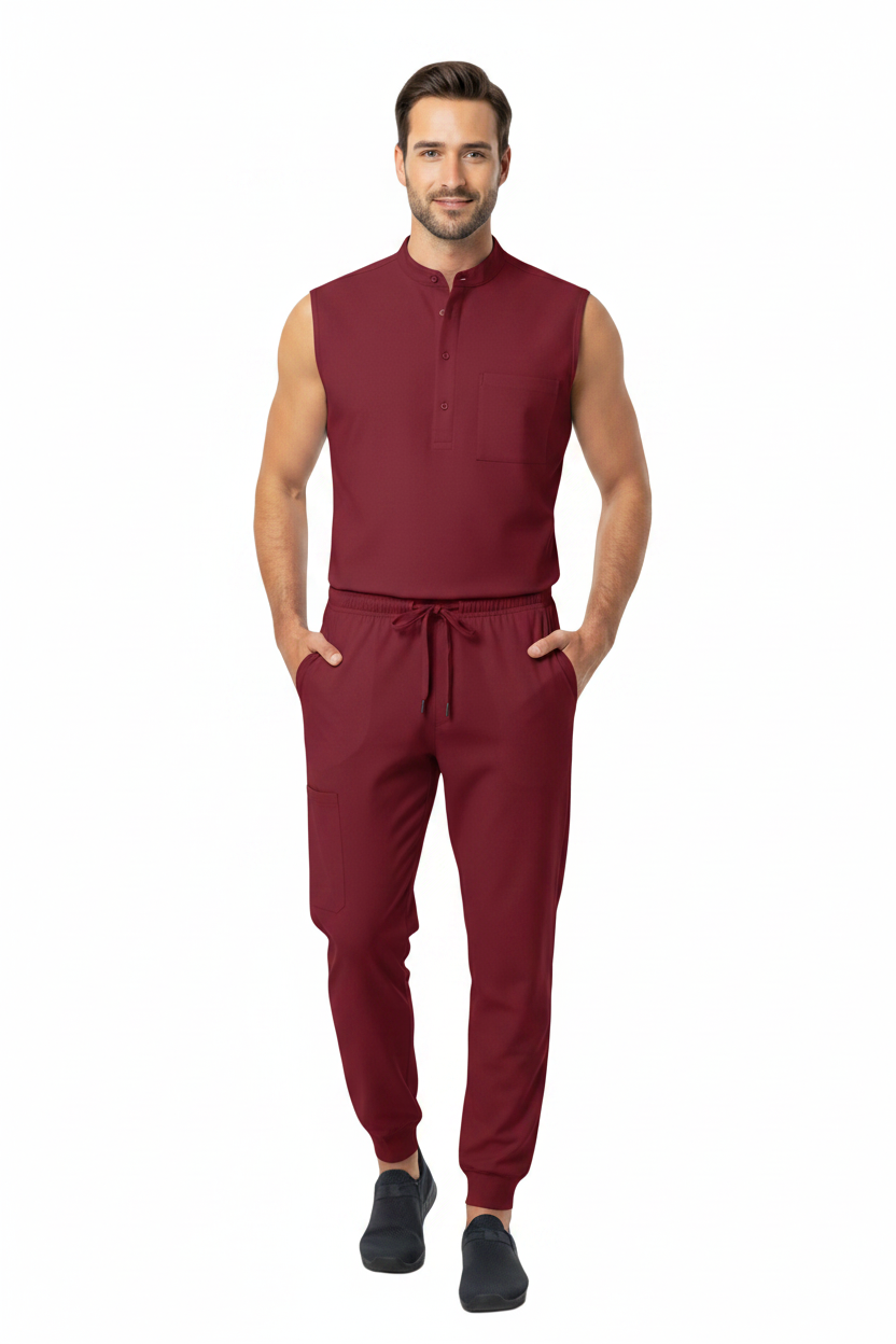 Premium Unisex Quick-Dry Medical Scrub Set – Stretch Top & Pants