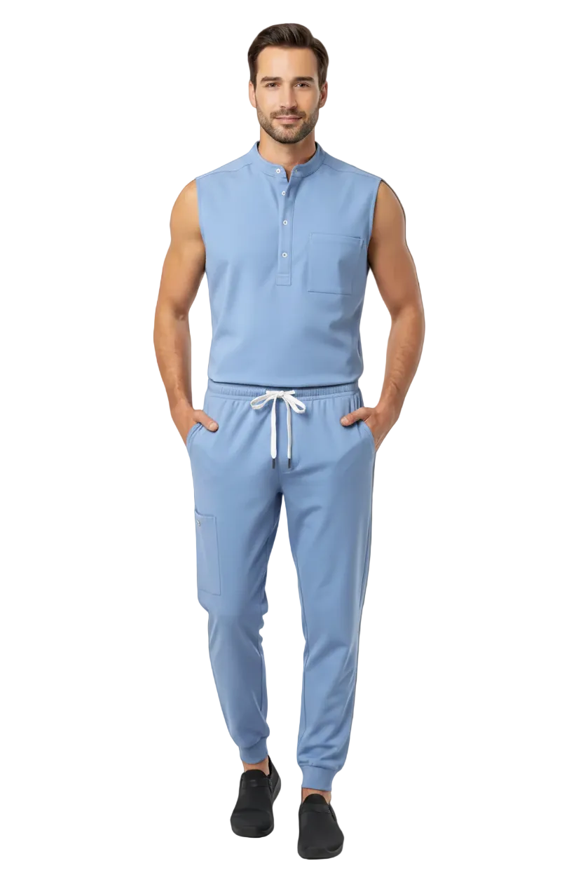 Premium Unisex Quick-Dry Medical Scrub Set – Stretch Top & Pants
