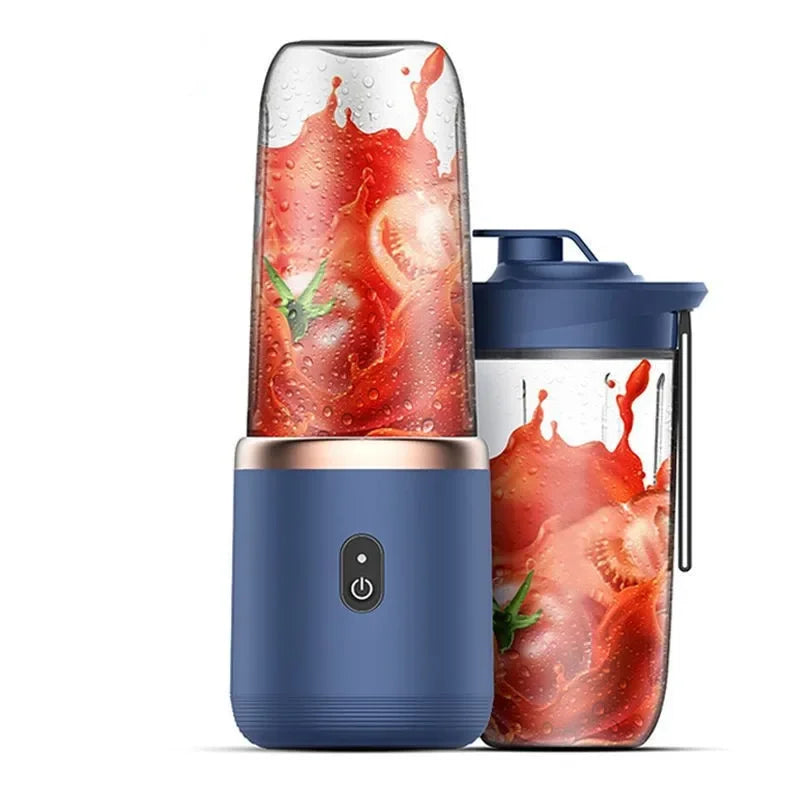 Portable Personal Blender – USB Rechargeable 6-Blade Smoothie Maker