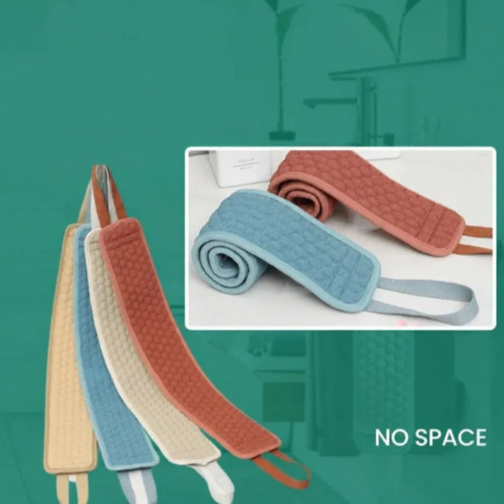 Exfoliating Back Scrubber Strap | Deep Cleansing Shower Bath Belt for Smooth, Healthy Skin