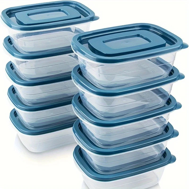 6-Piece Stackable Food Storage Container Set