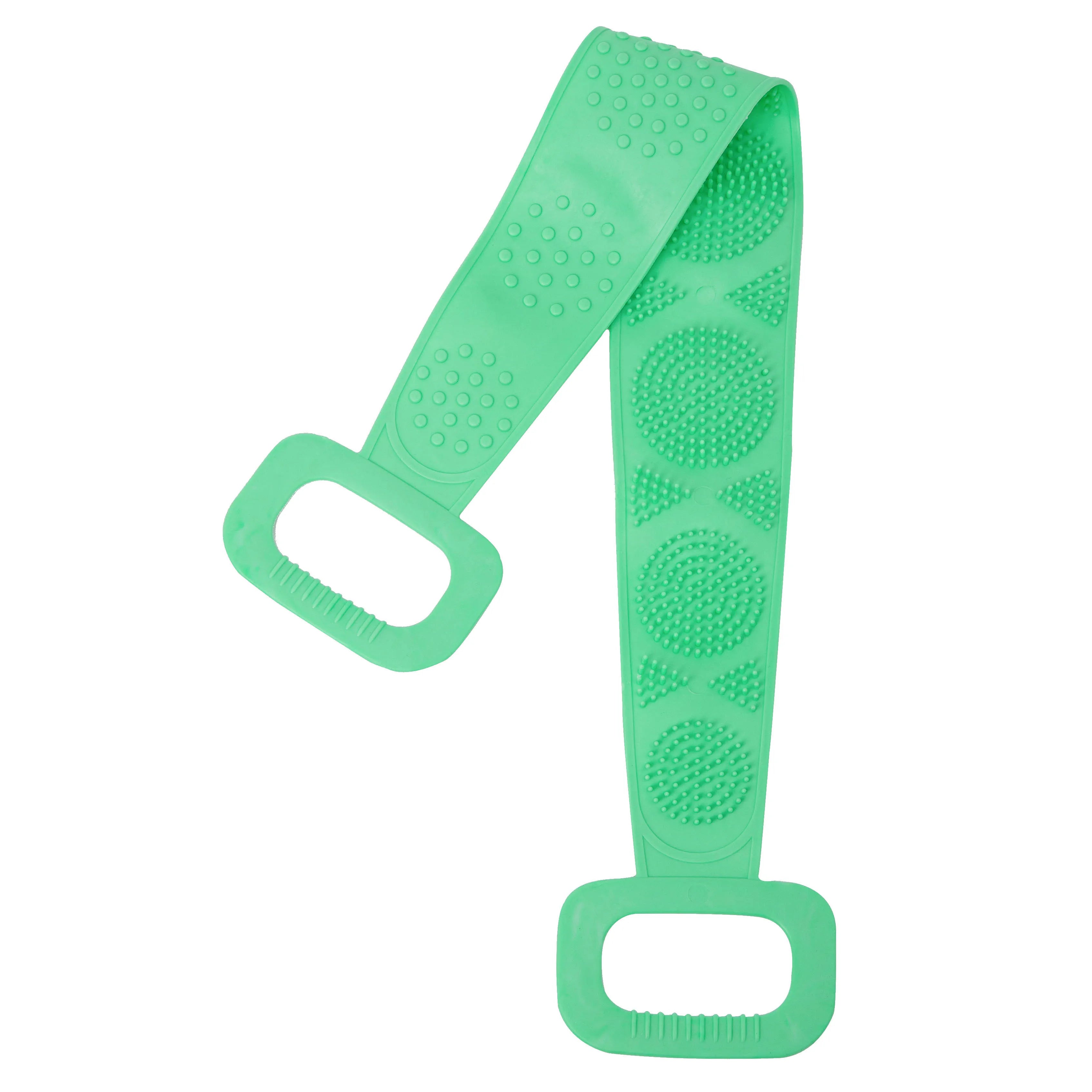 Silicone Exfoliating Back Scrubber – Long Body Shower Massage Brush