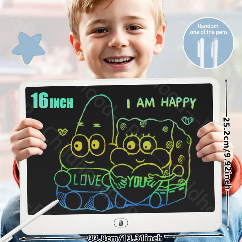 LCD Drawing Tablet for Kids – Doodle & Writing Board with Stylus