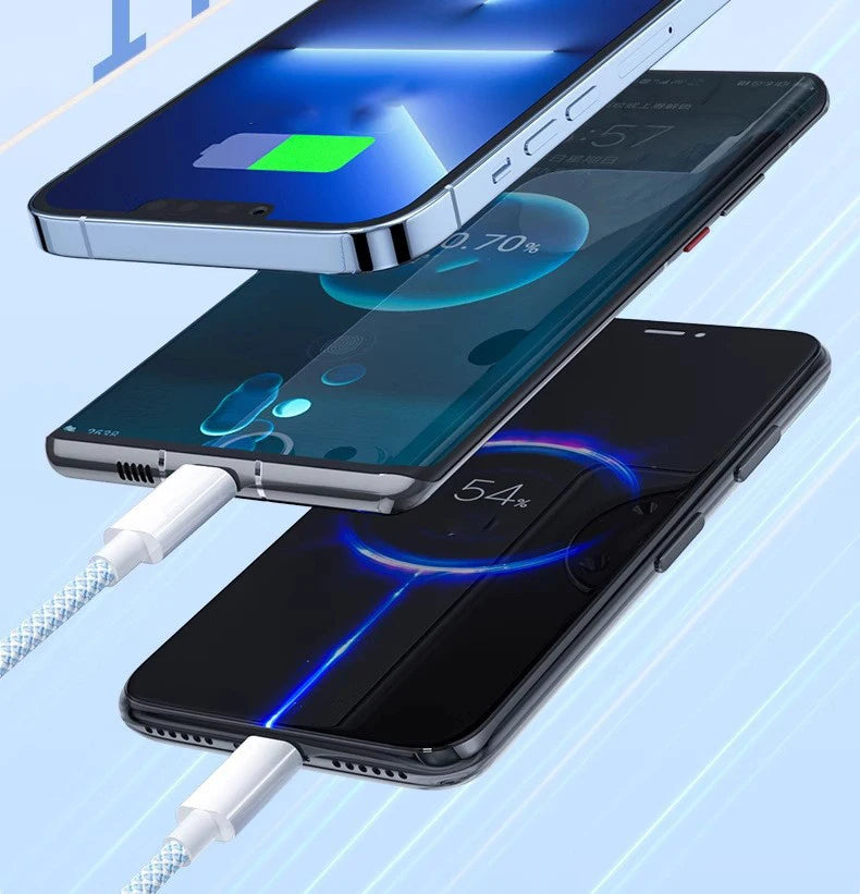 3-in-1 Fast Charging Cable – One Cable for All Your Devices
