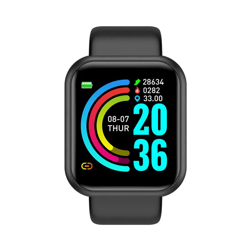 Smart Fitness Watch with Heart Rate, Sleep & Activity Tracking