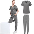 Unisex Medical Scrub Set – Stretch Nursing Uniform for Doctors, Nurses, Dental, Veterinary & Spa Professionals