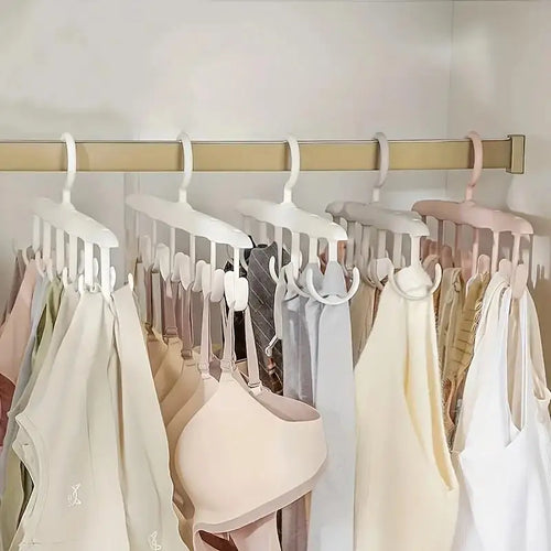 12-Hook Rotating Hanger – Space-Saving Closet Organizer for Ties, Belts, Underwear, Skirts
