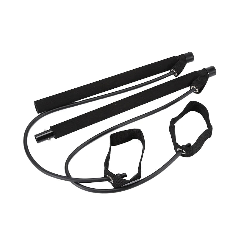 Pilates Bar with Resistance Bands – Full-Body Home Workout Set