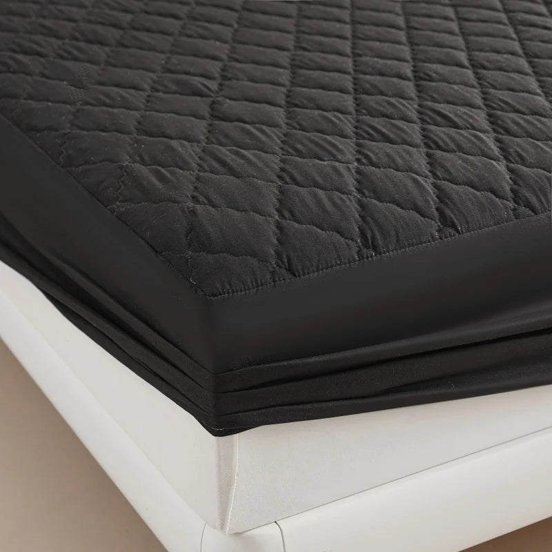 Waterproof Quilted Mattress Protector – Fitted Bed Cover