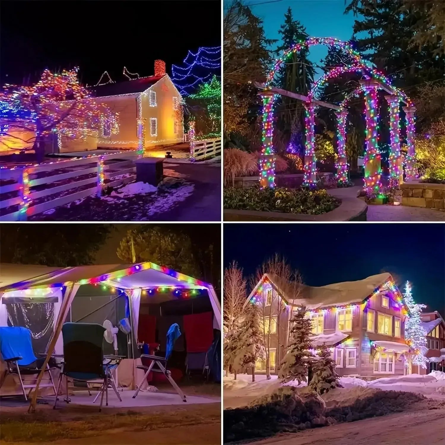 Solar Fairy String Lights – Waterproof 8-Mode Outdoor Garden & Patio Lights