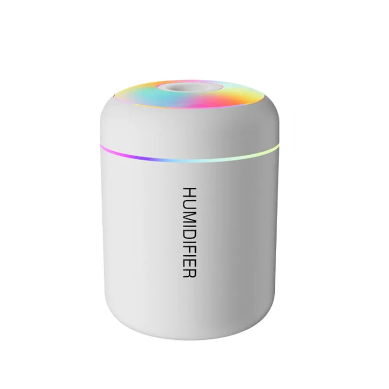 Mini Desktop Humidifier with Colorful LED Night Light