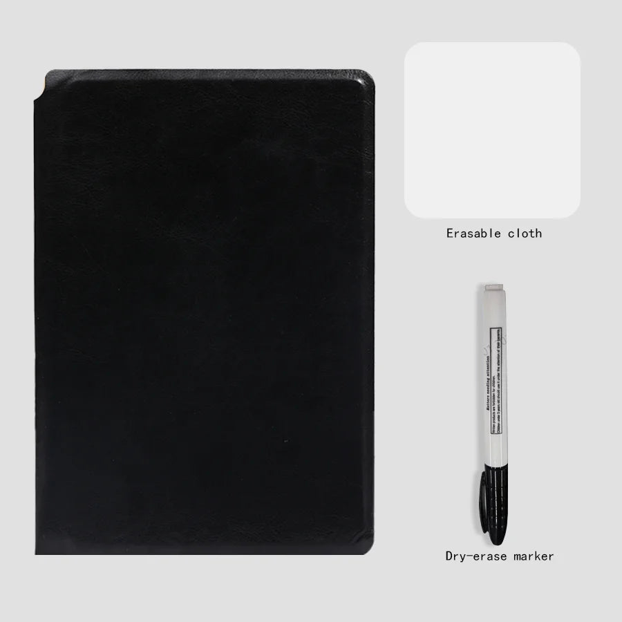 A5 Reusable Whiteboard Notebook Set – Smart, Eco-Friendly Writing Solution