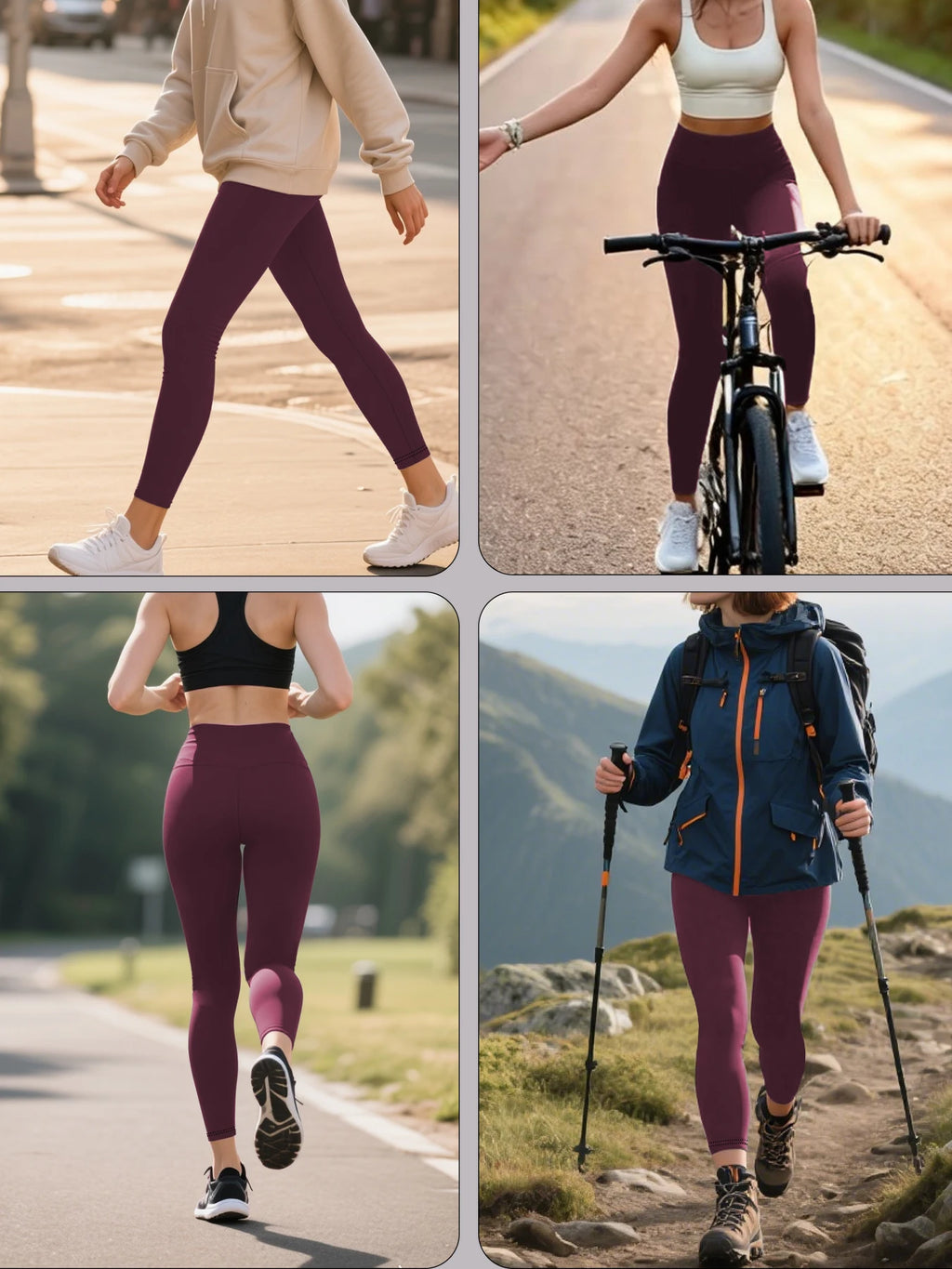 Women's High-Waisted Pocket Yoga Leggings – Tummy Control Workout Pants