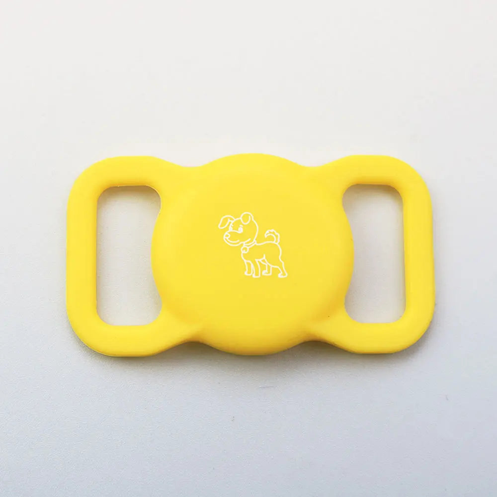 AirTag Dog & Cat Collar Holder – Silicone Full Body Protective
