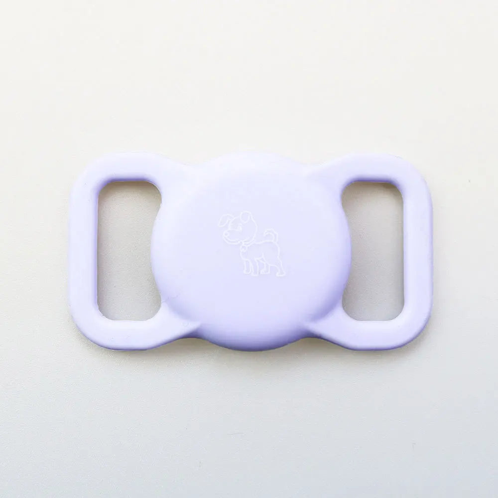 AirTag Dog & Cat Collar Holder – Silicone Full Body Protective