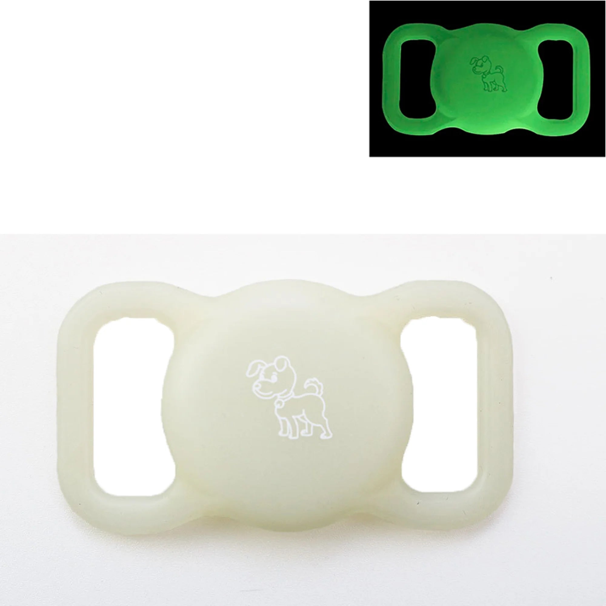 AirTag Dog & Cat Collar Holder – Silicone Full Body Protective