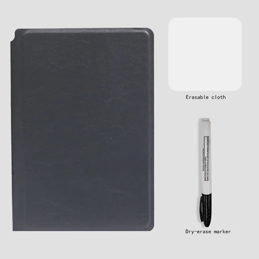 A5 Reusable Whiteboard Notebook Set – Smart, Eco-Friendly Writing Solution