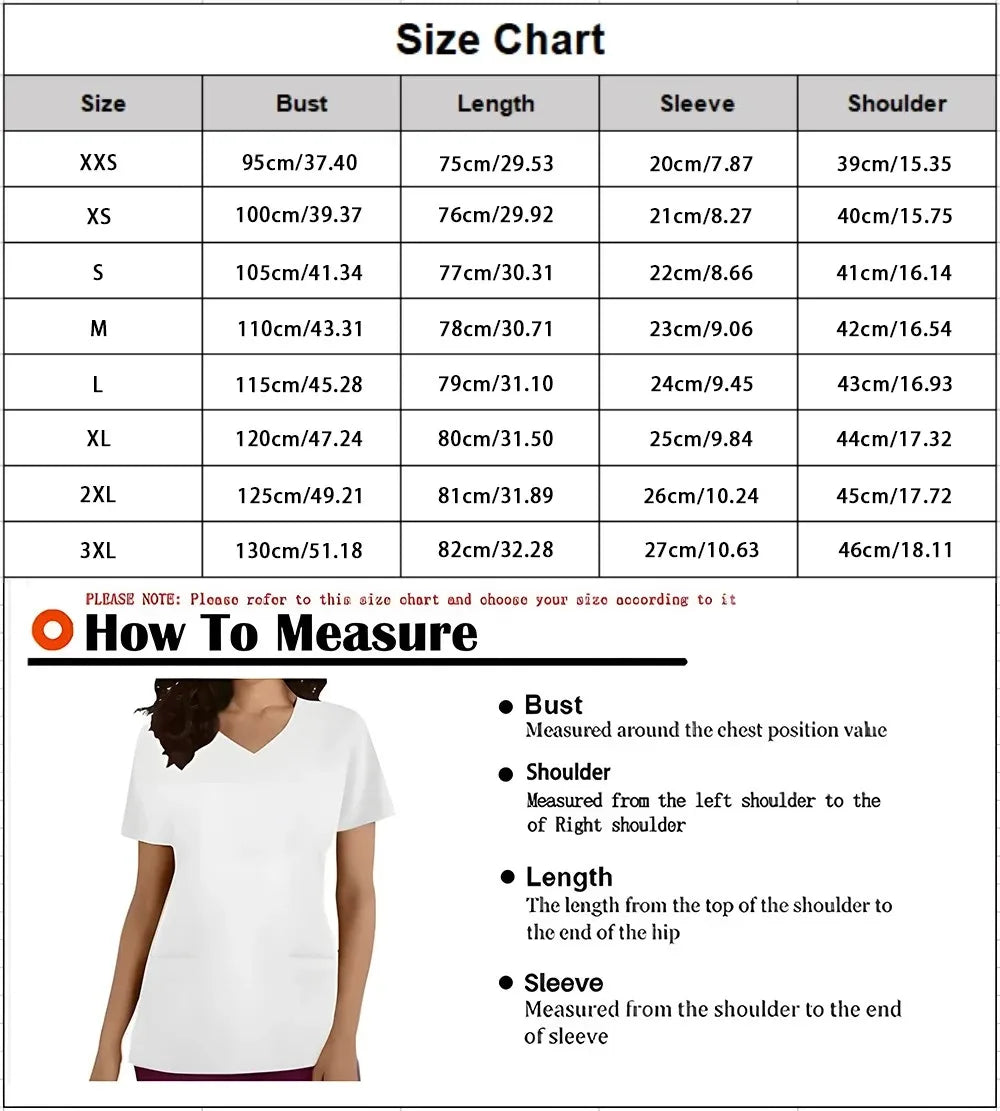 Women's Printed Medical Scrub Top | Cute Nursing & Veterinary Uniform Shirt