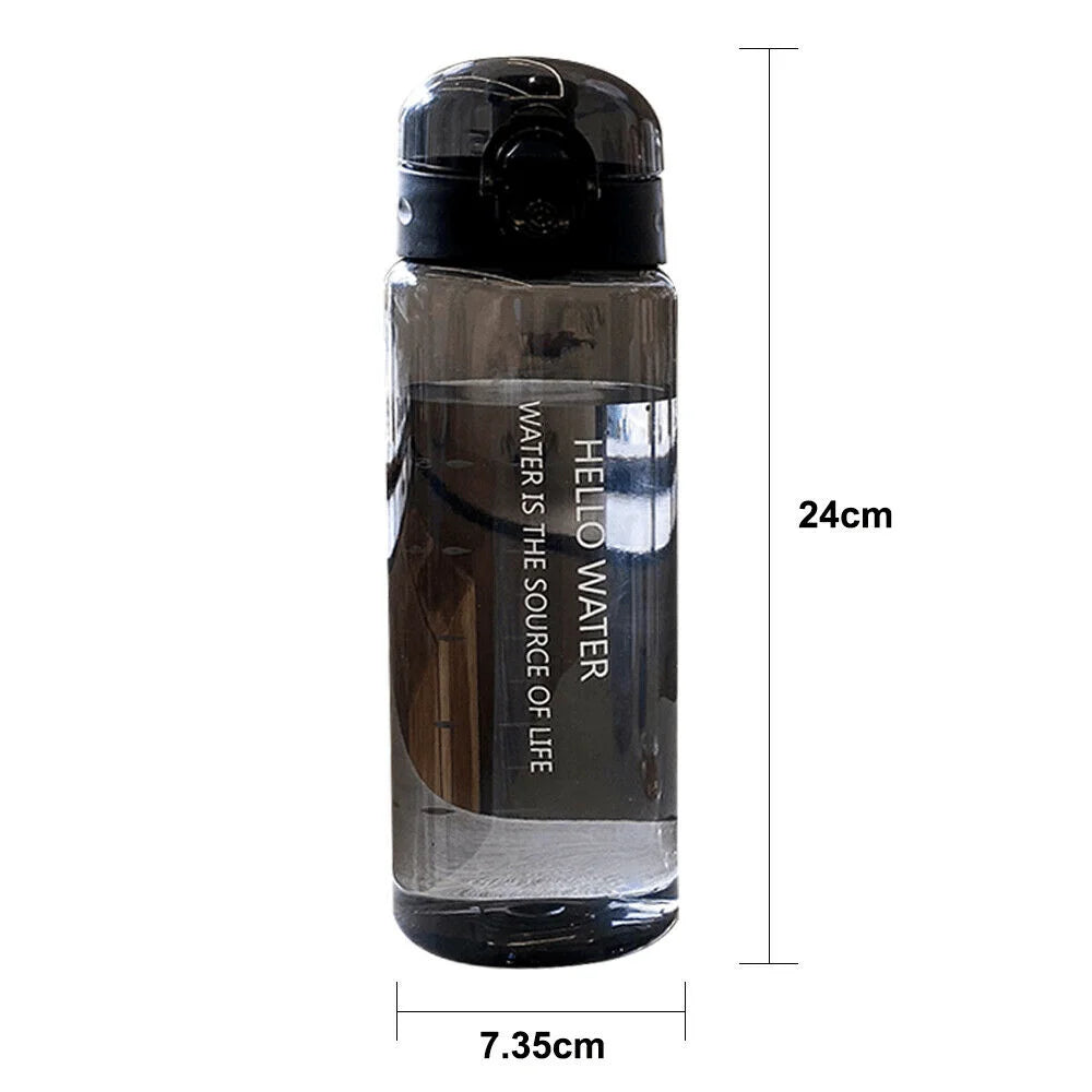 780ml Leak-Proof Sports Water Bottle with Carry Strap