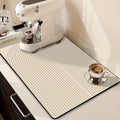Super Absorbent Dish Drying Mat – Non-Slip Kitchen Counter Mat