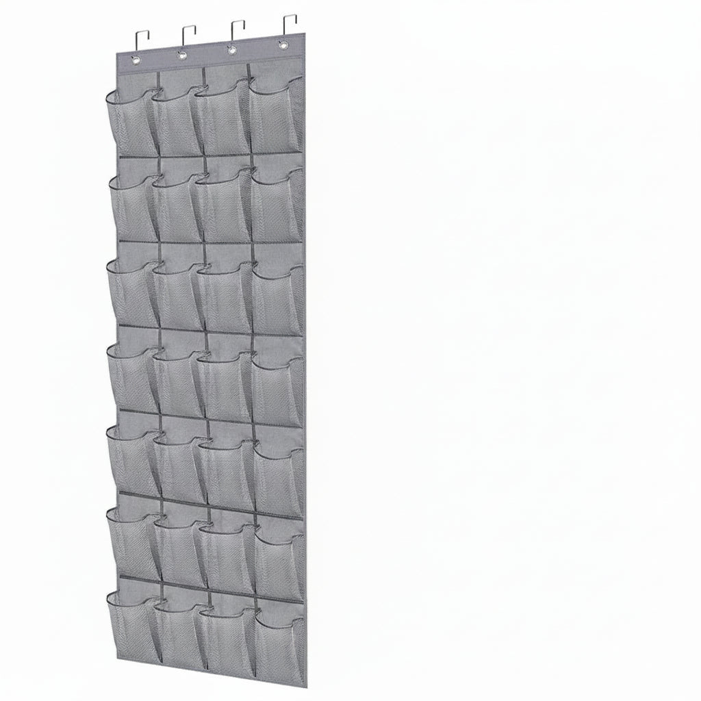 Over The Door Shoe Organizer – 28 Pockets Hanging Storage Holder Hanger Bag Closet