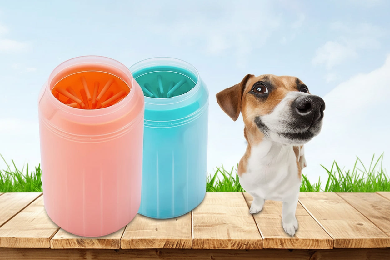 Pet Paw Cleaner Cup – Portable Silicone Foot Washer for Dogs