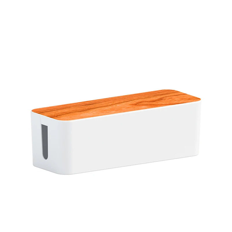 Cable Management Box, Cable Management Kit for Power Strip to Hide Wires, Cord Organizer