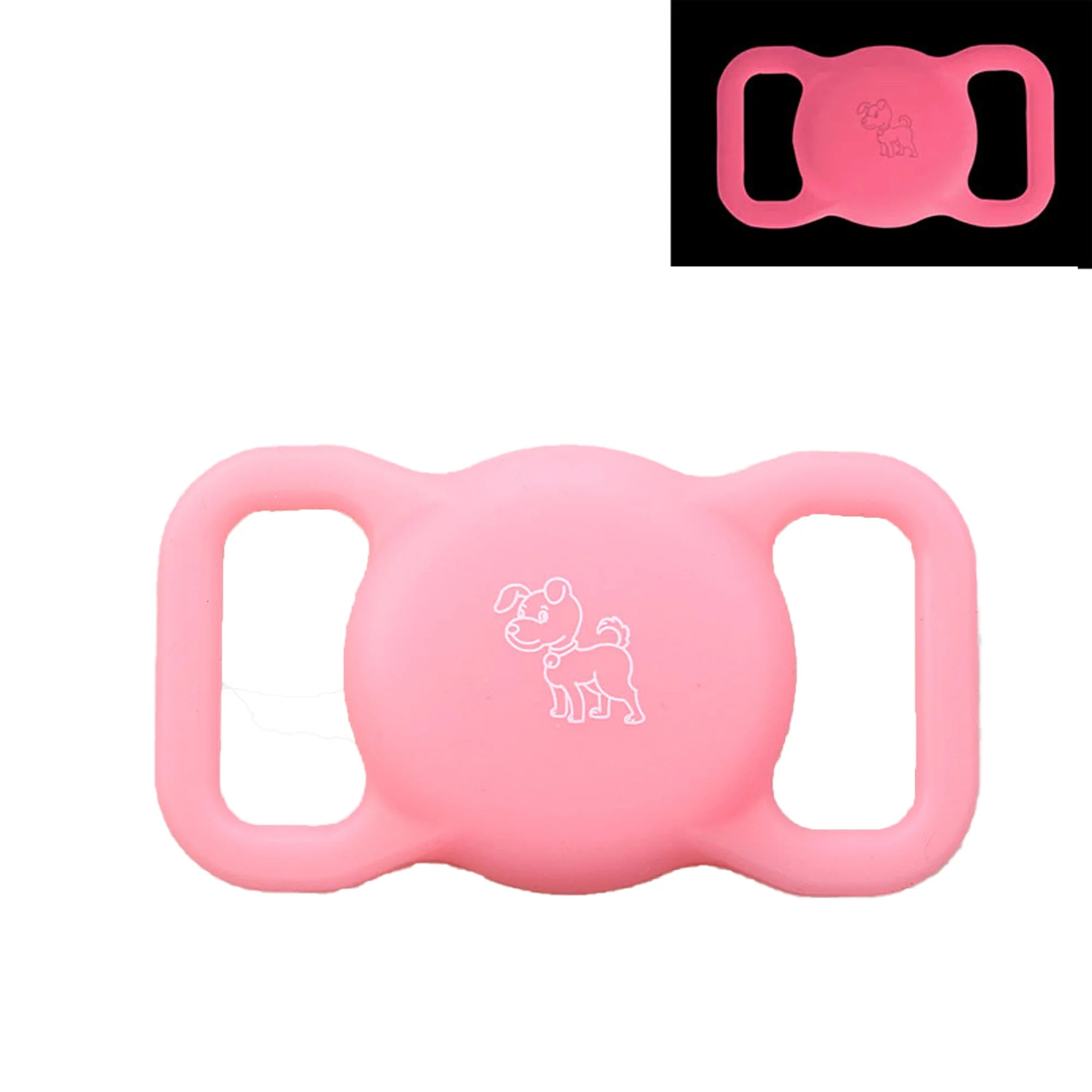 AirTag Dog & Cat Collar Holder – Silicone Full Body Protective