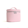 Customizable Round Travel Cosmetic Bag – Large-Capacity PU Leather Organizer
