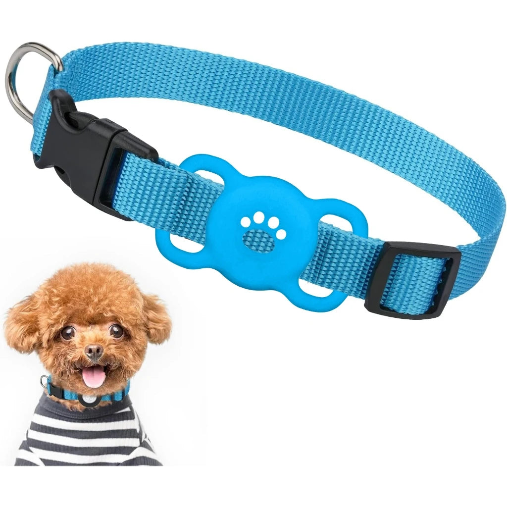 AirTag Dog & Cat Collar Holder – Silicone Full Body Protective