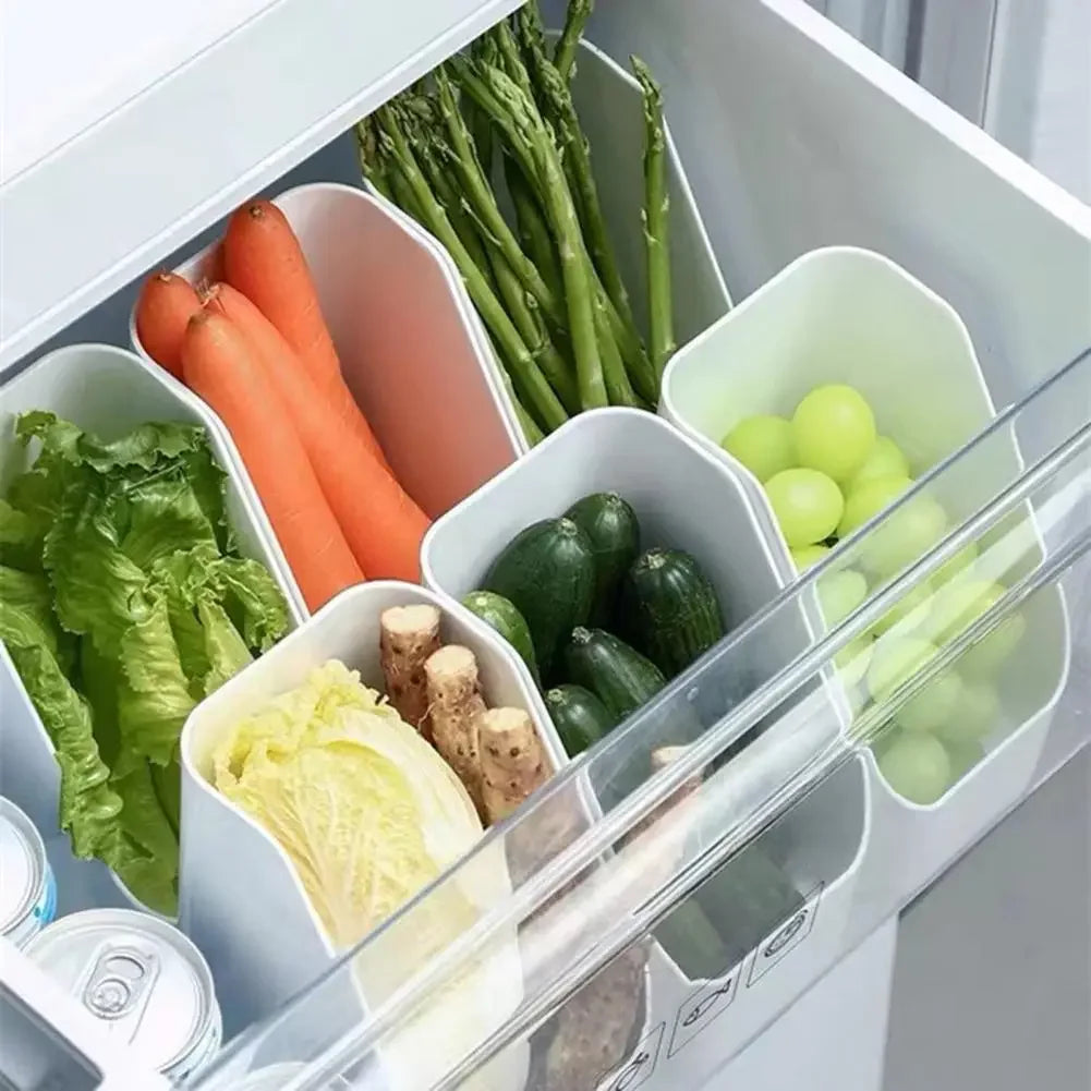 Clear Fridge Organizer Bin – Space-Saving Storage Container