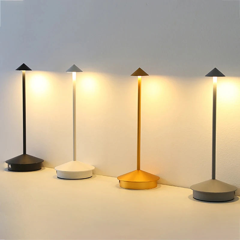 Rechargeable Touch Table Lamp – Cordless LED Mushroom Lamp