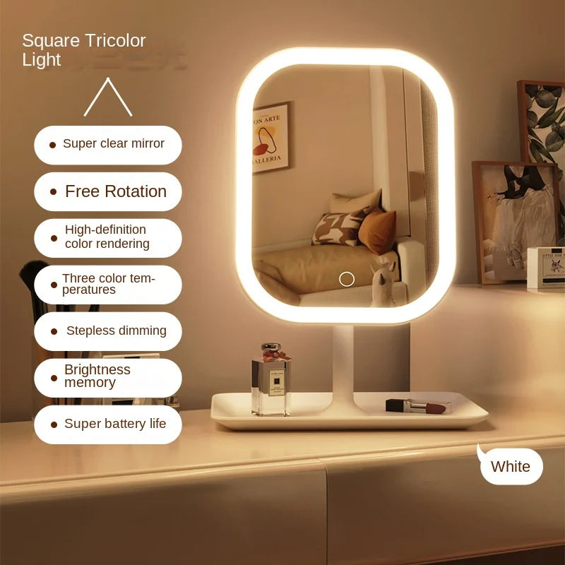 LED Vanity Makeup Mirror with 3 Light Colours & Touch Control