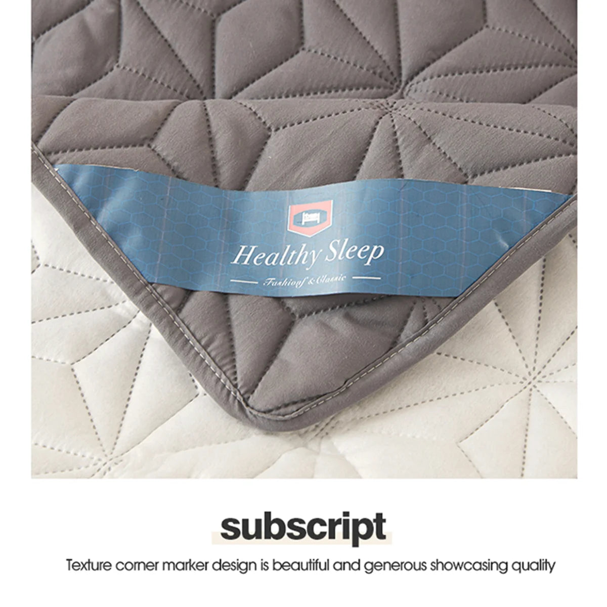 Waterproof Quilted Mattress Protector – Non-Slip Cotton Bed Pad