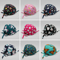 Printed Adjustable Scrub Cap – Unisex Medical & Work Cap