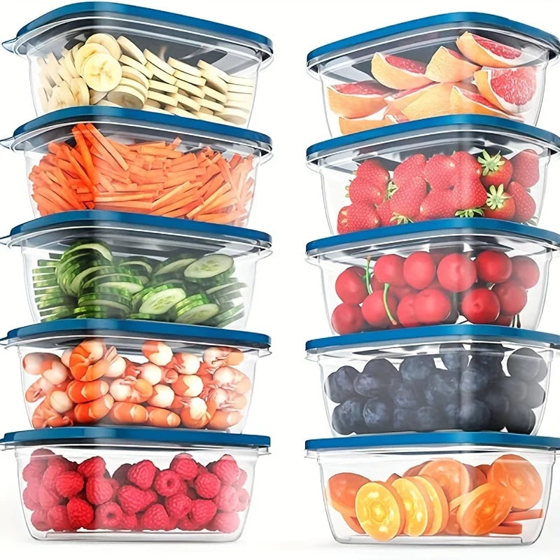 6-Piece Stackable Food Storage Container Set