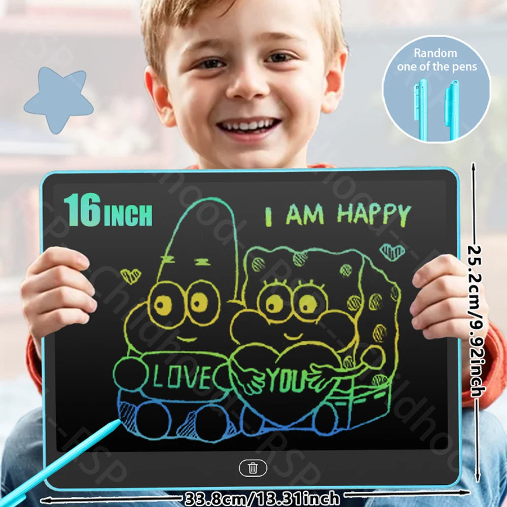 LCD Drawing Tablet for Kids – Doodle & Writing Board with Stylus