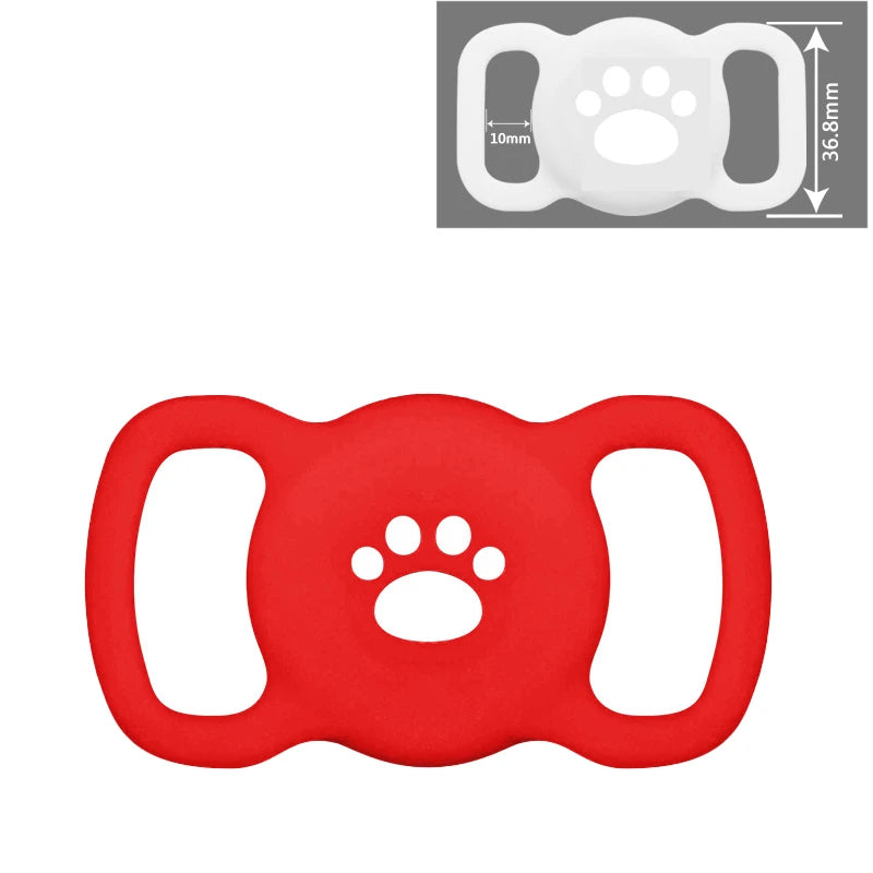 AirTag Dog & Cat Collar Holder – Silicone Full Body Protective