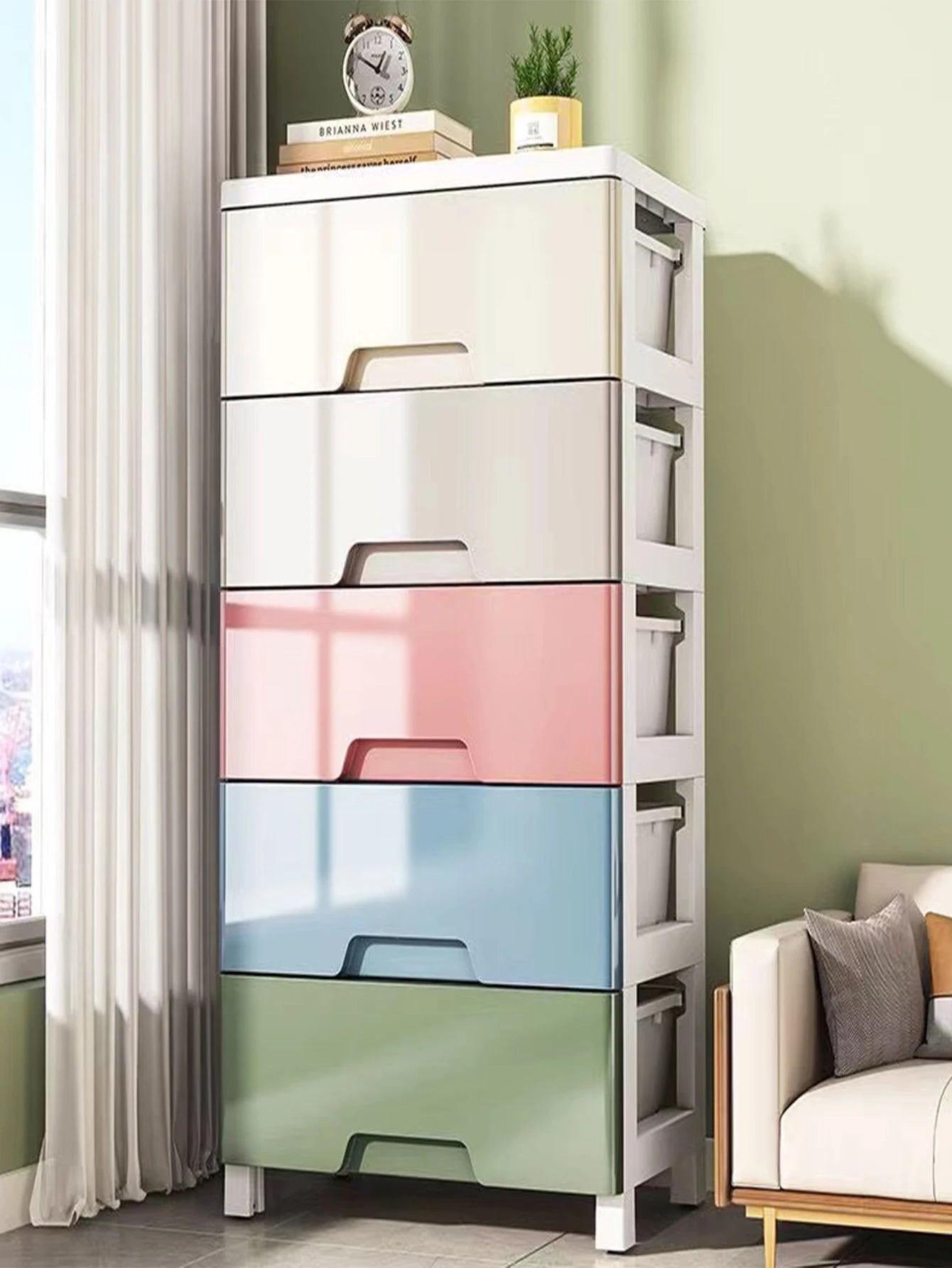 Plastic Storage Drawer Cabinet