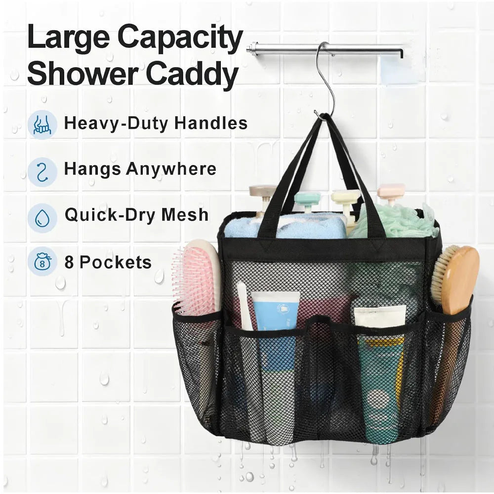 Portable Mesh Shower Caddy – Dorm, Gym, Camping & Pool Tote