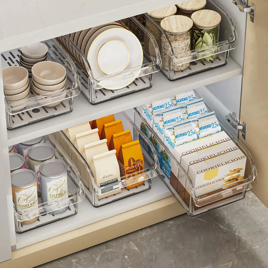 Clear Fridge Organizer Storage Bin – Keep Your Refrigerator Neat & Organized