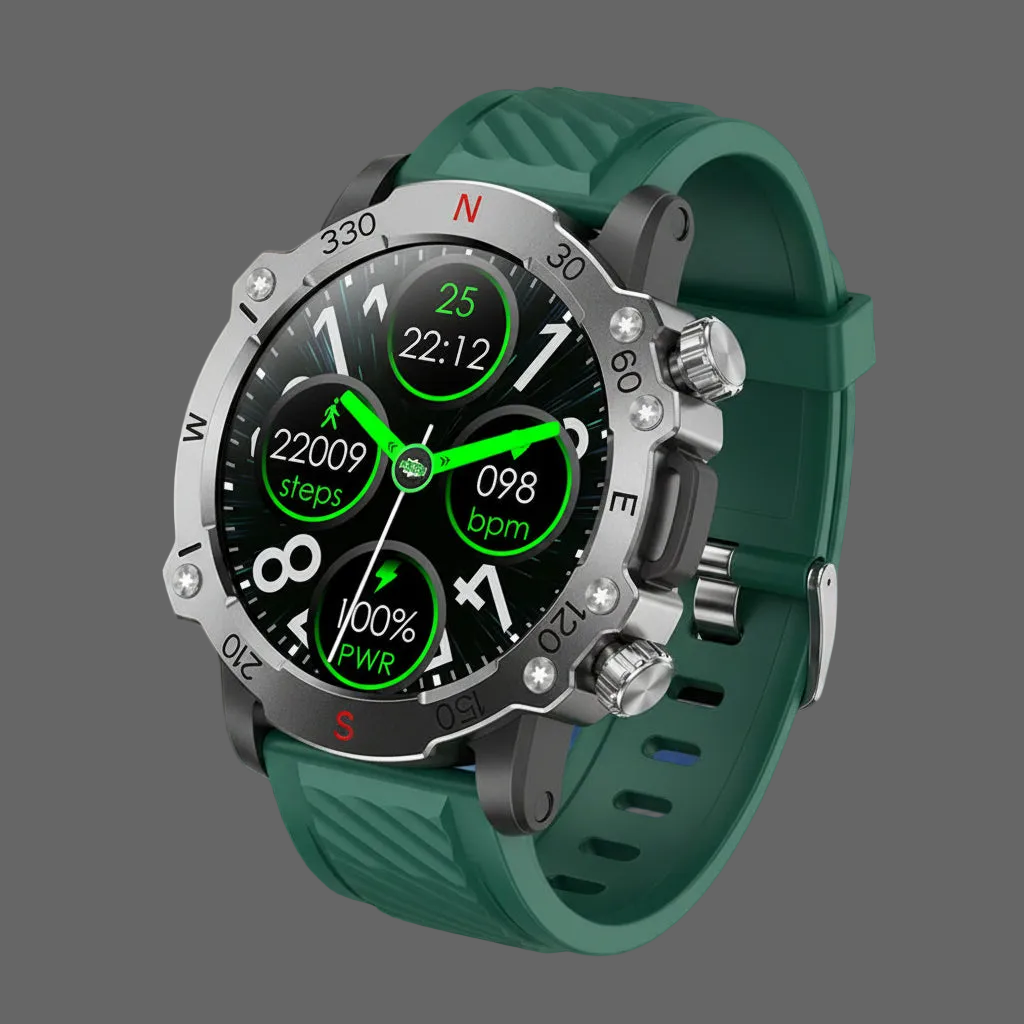 GPS Smart Watch 5ATM Waterproof – Bluetooth Calling & Sports Tracking
