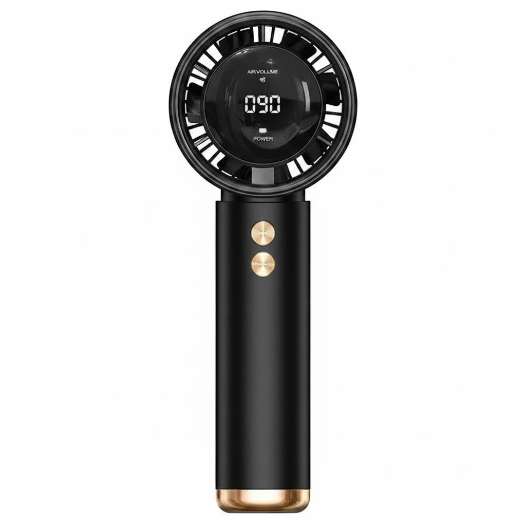 Mini Handheld Turbine Fan – USB Fast Charging Portable Personal Cooling Fan