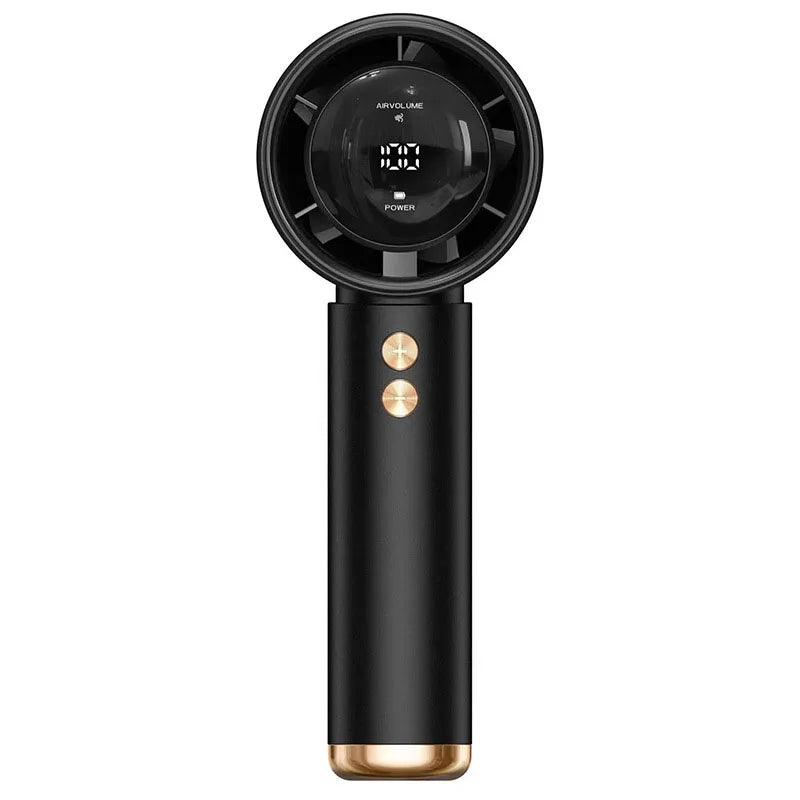 Mini Handheld Turbine Fan – USB Fast Charging Portable Personal Cooling Fan